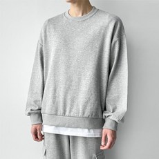 맨타임 RII 데일리 레이어드 맨투맨
