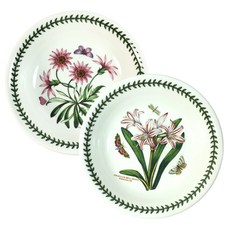 PORTmeIRION 波特玫琳恩 Botanic Garden 義大利麵碗 21.8x4.5cm 2入, 款式隨機, 2個