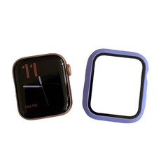 지구촌마트 애플워치 하이브리드 풀커버 TPU 케이스 42mm, 퍼플