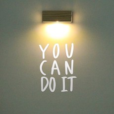 1AM 갤러리벽등, YOU CAN(스티커), 흰색(컬러칩)