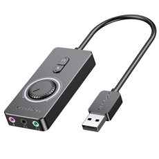 벤션 프리미엄 USB 외장형 사운드카드, CDRBD 0.5m