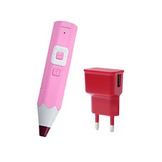 레인보우 세이펜 32G+세이펜 전용 분리형 충전기, 핑크(펜), RED(충전기)
