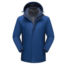 남성용 겨울용 보온성 아웃도어 바람막이 KR 414