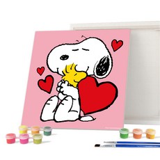 Ilovepainting 愛畫畫 DIY繪畫 20 x 20 公分, 愛與擁抱, 1個