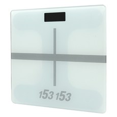 153153 가정용 LCD 정확한 디지털 체중계, 화이트