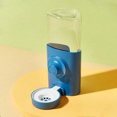 딩동펫 반려동물 토리 소동물 반자동 급수기 600ml, 블루, 1개