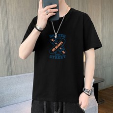 남성용 알럽홈 데일리 프린팅 반팔티