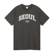 언탭트 남여공용 SEOUL 서울 16수 반팔 티셔츠