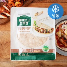  올바르고반듯한 통밀 플랫브레드 8개입 (냉동), 160g, 1개 