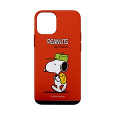 피너츠 스누피 캠핑 카드 슬라이드 휴대폰 케이스