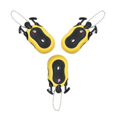 Block Mart高爾夫擊球數計數器 3個, 單品, 黃色的