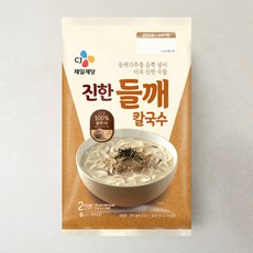 CJ제일제당 진한 들깨 칼국수 2인분, 396g, 1개