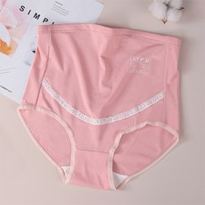 레이유 화이트 레이스 높은 고무줄 임산부 팬티