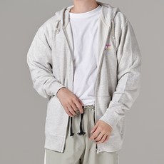 하이후 드림 프린팅 코튼 후드 집업 T21711