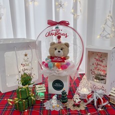 LOVELY FARM Merry Christmas角色玩偶氣球+壓克力樹+購物袋組 Care Bears, 19禁熊麻吉