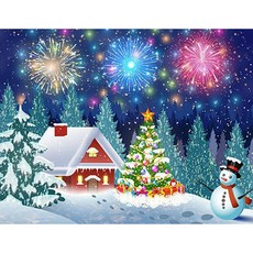 크리스마스보석십자수