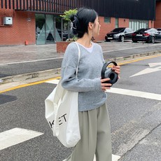엔비룩 여성용 레인블리 니트