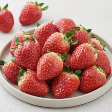 충남오감 무농약 인증 논산 친환경 설향 딸기 중과, 500g, 1개