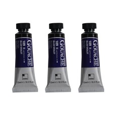 ShinHan 火山口專家水粉畫 3p 藍紫 B, 15毫升, 1 種顏色