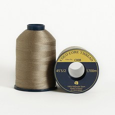 COTTONVILL 高級縫紉機線套装，45' S/2 C008色號，1700公尺，2入, C008, 2捲