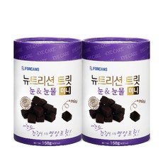 포켄스 강아지 뉴트리션 트릿 미니 영양제, 180정, 눈물개선/눈건강, 2개