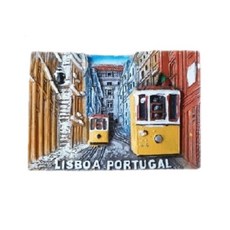 세계 여행 컬렉션 냉장고 자석, S2 유럽 포르투갈 리스본