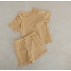 피카부 아동용 퐁퐁 반팔 내복 상하 세트