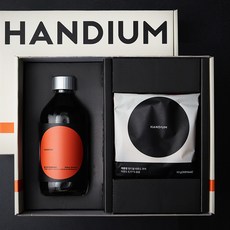핸디엄 쿠키 50g x 3종 + 콜드브루 원액 300ml 선물세트 + 쇼핑백, 1세트