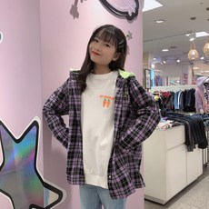 주니어체크셔츠