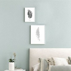 홈앤데코 셀프시공용 풀바른 포인트벽지, 라이트블루(KS 93426-5)
