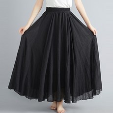 레몬소울 비쥬 밴딩 플레어 스커트