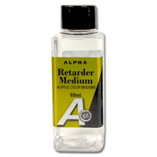 ALPHA 壓克力緩乾劑 60ml 壓克力顏料緩乾劑 延遲乾燥時間 顏料調色 繪畫創作, 1入