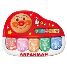 ANPANMAN 麵包超人 寶寶知育電子琴, 適用6個月以上, 5種玩法模式, 5色燈光, 5首旋律, 訓練音感手指靈活, 1個