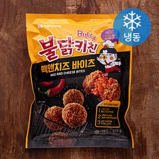 삼양 불닭키친 맥앤치즈 바이츠 (냉동), 315g, 1개