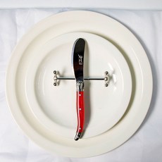 LAGUIOLE 拉吉爾 Jangneron奶油刀 15.5cm, 紅色, 單品, 1個