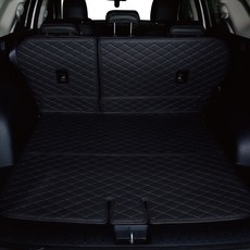 모모토 프리미엄 트렁크 매트 기아 2021.7 2열등받이+트렁크, 블랙, 스포티지 NQ5 디젤
