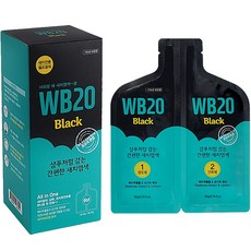 WB20 샴푸처럼 감는 간편한 새치 염색제, 블랙, 1개