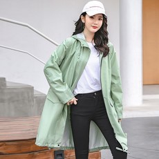 OMT 女高爾夫釣魚露營防水雨衣 OFDJ-RCT2, 1個, 綠色