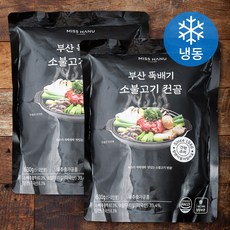 부산 뚝배기 소불고기 전골 1~2인분 (냉동), 630g, 2개