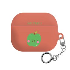 몬드몬드 에어팟 3세대 Cute fruits 하드 케이스 + 키링