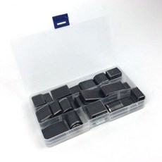 皮革工藝形狀打孔迷你鐵型 39 種, 單色, 1套