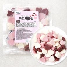 떡찌니 하트 떡국떡, 300g, 1개