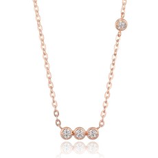 에비뉴다이아몬드사파이어목걸이