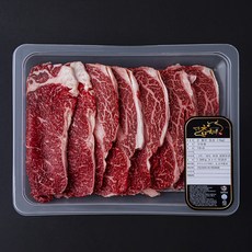전통참한우 산지직송 갓 썰은 한우 등심 1등급 구이용 (냉장), 1kg, 1개