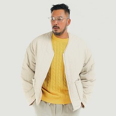 파이브엑스라지 남성용 오버핏 워크 리버시블 퀼팅 자켓
