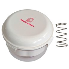 希臘兔博士優格乳清分離器 + 強力彈簧, 象牙白, 1個