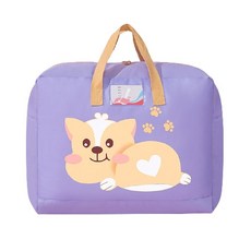 보라색캐릭터이불