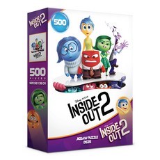 Disney 腦筋急轉彎2拼圖 D535, 500片, 混色