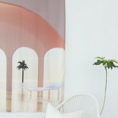 쉬폰포스터커튼