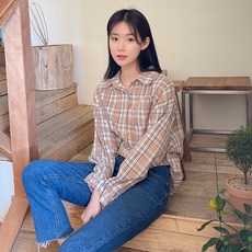 오라리체크셔츠